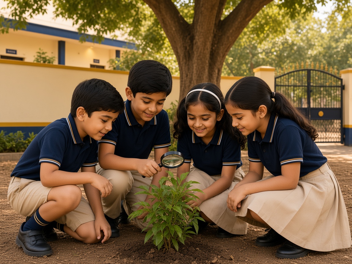 Students learning